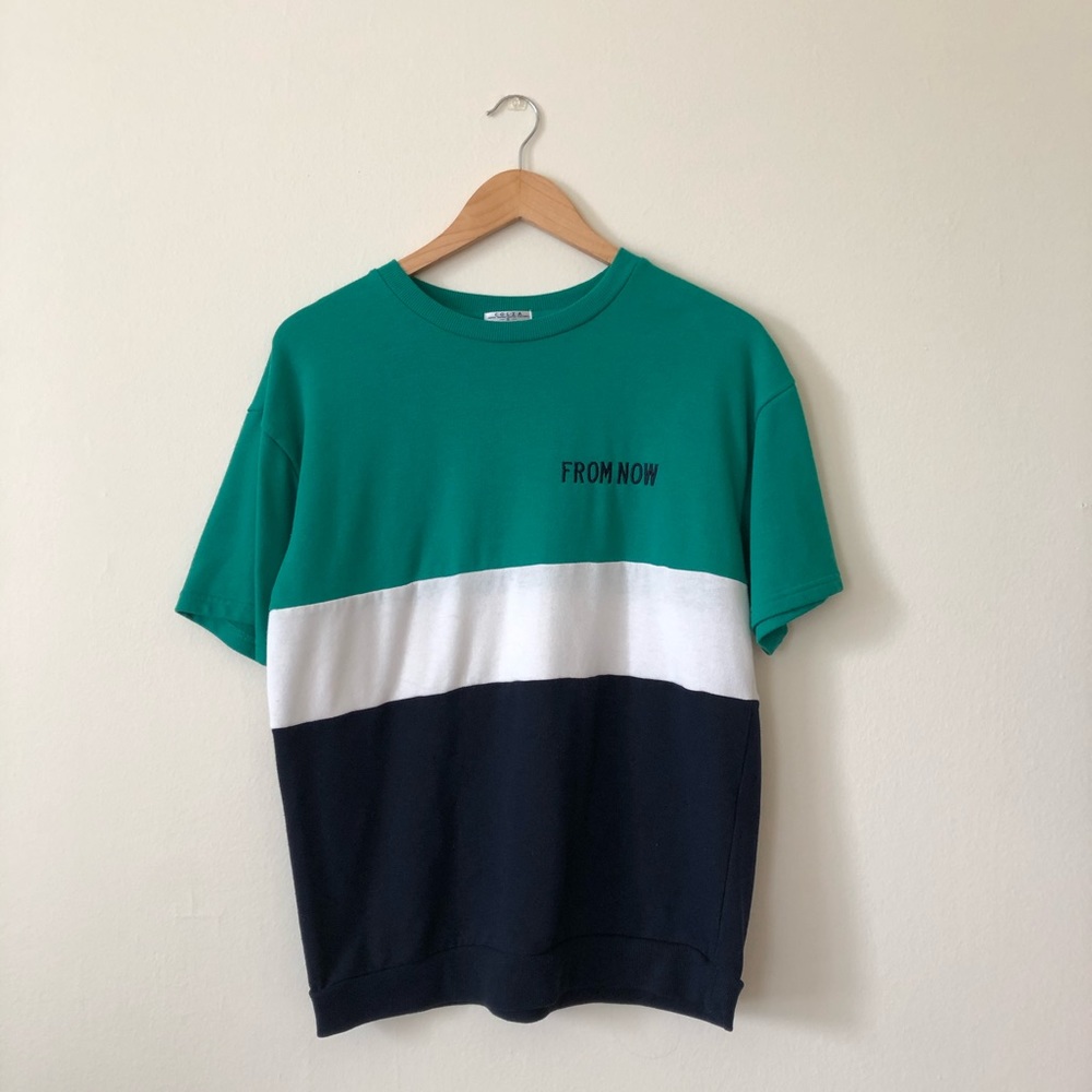 oversized striped t-shirt